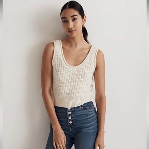 Madewell Textured Stitch Sweater Tank